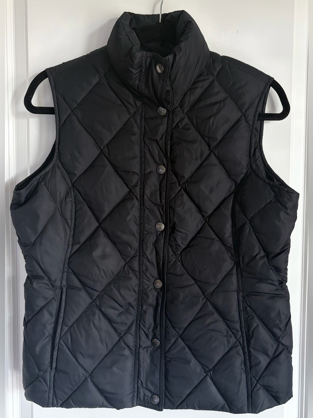 Lands End Dark Navy Quilted Puffer Vest